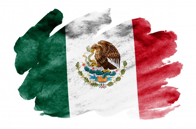 bandera-mexico-representa-estilo-acuarela-liquida-aislado-blanco_76080-7998